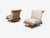 Charlotte Perriand, Rare 'La Cachette' Lounge Chairs, Oak, Fabric, France, 1960s For Sale In New York - Image 6 of 18
