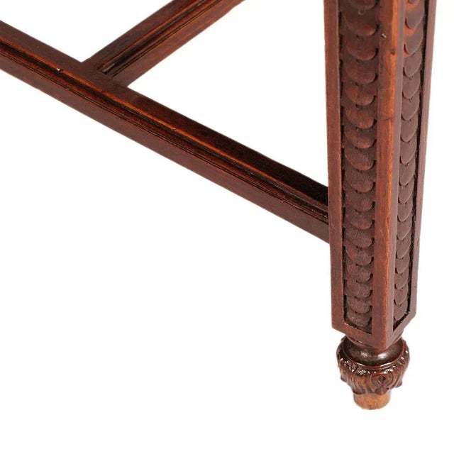 Antique Eclectic Venice Chairs in Walnut by Testolini Frères, 1890s, Set of 2 For Sale - Image 9 of 10