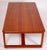 Mid Century Solid Teak Coffee Table by K.d. Furniture For Sale - Image 9 of 10