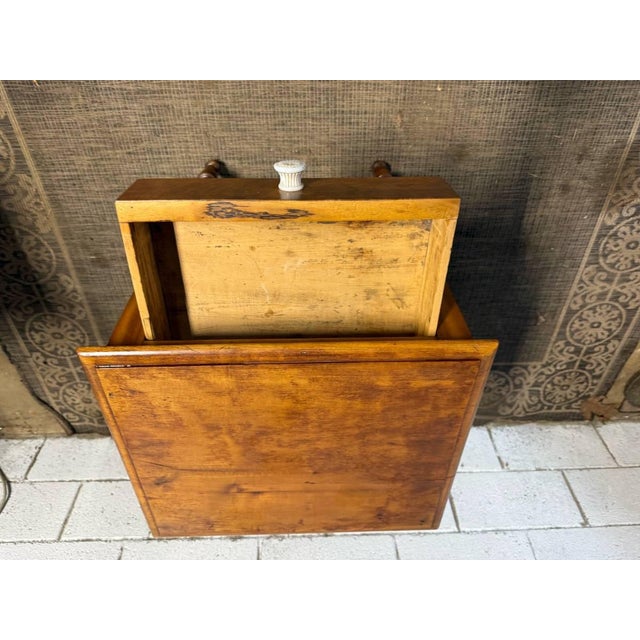 Antique Spool-Turned/Bobbin-Stlye Side Table For Sale - Image 4 of 15