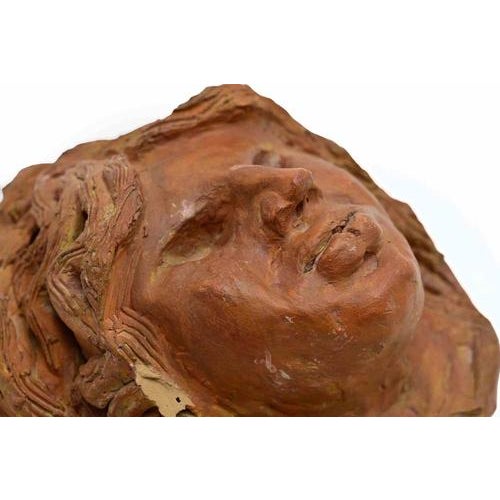 Sirio Pellegrini, Portrait Sculpture, 1960s, Terracotta For Sale - Image 3 of 5