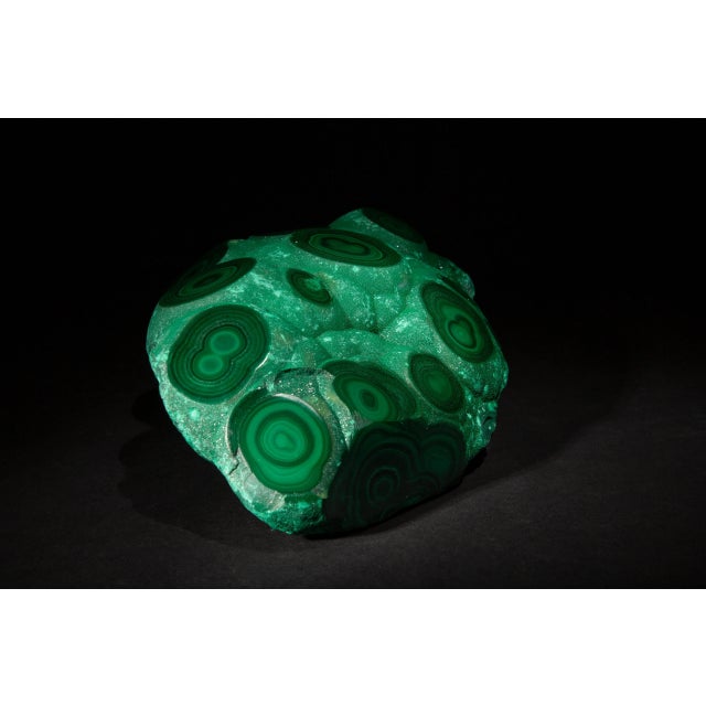Green Malachite Specimen, 9" For Sale - Image 8 of 9