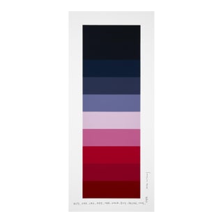 Contemporary Abstract Pencil and Acrylic on Fabriano-Pittura Paper "Emotional Color Chart 259" by Kyong Lee For Sale