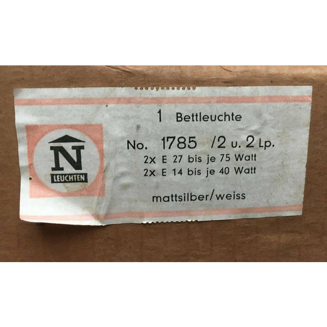 Mid-Century Space Age Cross Oyster Style Wall Lamp by Klaus Link for Heinz Neuhaus Leuchten, Germany, 1960s, Set of 2 For Sale - Image 17 of 18