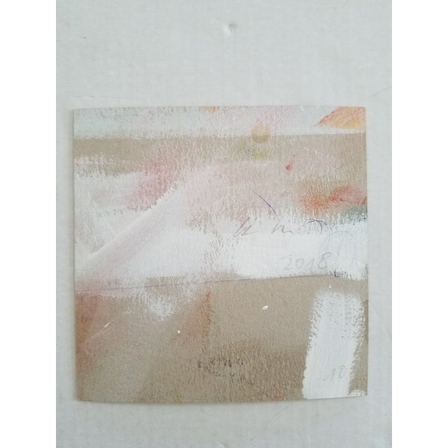 Market found, I love the simple abstract nature of this female face in bold colors of turquoise, white and gold on natural...