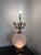 1960s Hollywood Regency Candelabra Table Lamp With Frosted Crackle Glass Globe For Sale - Image 10 of 10