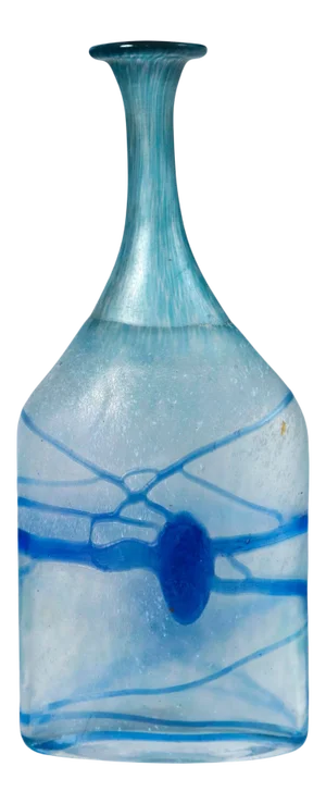 Circa 1970 Art Glass Vase, Bertil Vallien, Kosta Boda, Sweden