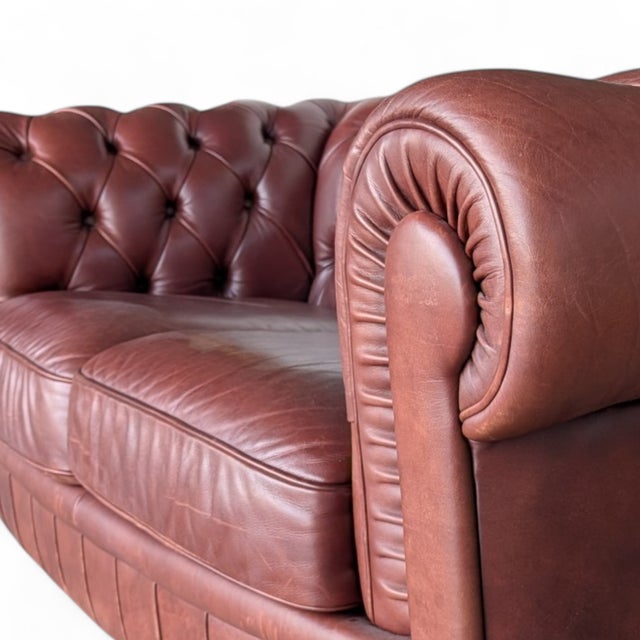 Vintage Chesterfield Two-Seater Sofa, 1980s For Sale - Image 5 of 6