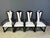 Paint Italian Lacquered Wood Dining Chairs, 1980s, Set of 4 For Sale - Image 7 of 9