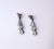 Diamond-Esque Crystal Dangle Earrings Art Deco Style, Pair For Sale - Image 9 of 10