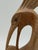 Late 20th Century Signed Montserrat Hand-Carved Wooden Crane Sculpture, 8.5” For Sale - Image 9 of 12