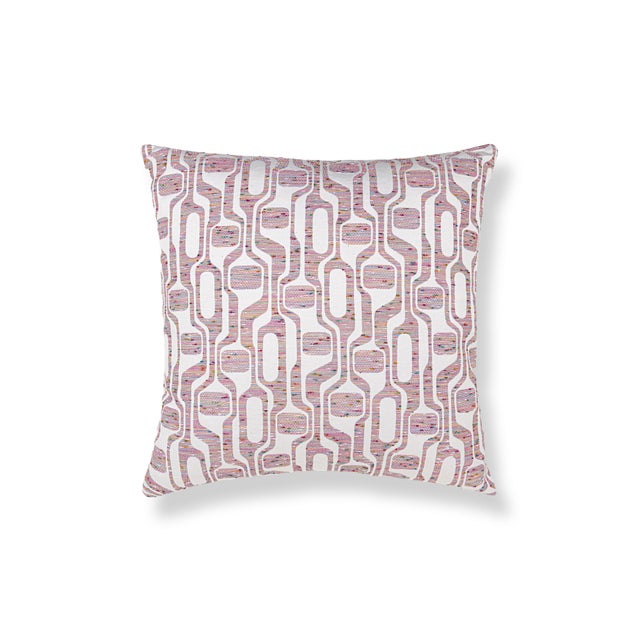 Contemporary The House Of Scalamandré Telly Square Pillow In Summerpink For Sale - Image 3 of 3