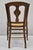 19th Century Antique Eastlake Victorian Carved Walnut Cane Dining Side Chair For Sale - Image 10 of 12