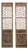 Pair of Chinese Hand-Carved Lattice Architectural Panels, circa 1900 For Sale