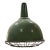 Vintage Large Green Industrial Overhead Light For Sale