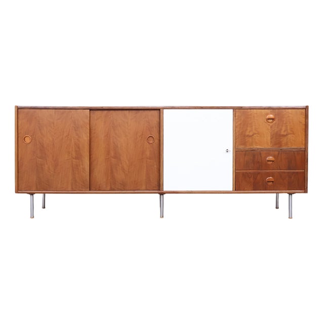 Vintage Walnut Sideboard by William Watting for Fristho, 1960s For Sale