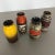 Vintage Fat Lava Pottery 213-20 Vases from Scheurich, Germany, Set of 4 For Sale - Image 12 of 18