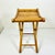 Mid-Century Modern Boho Chic Americana Pine Folding Stool For Sale - Image 12 of 14