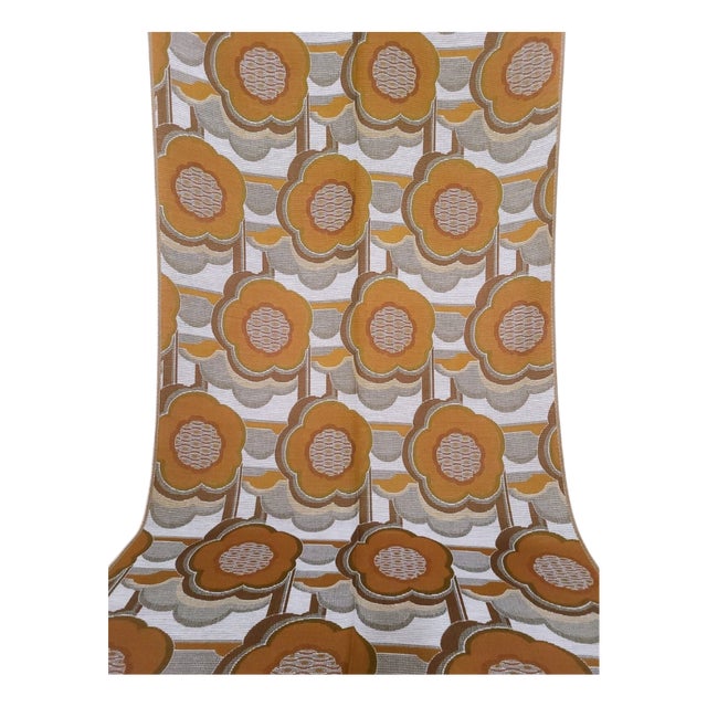 Mid-Century Modern German Fabric Bale for Curtains, 1970s For Sale