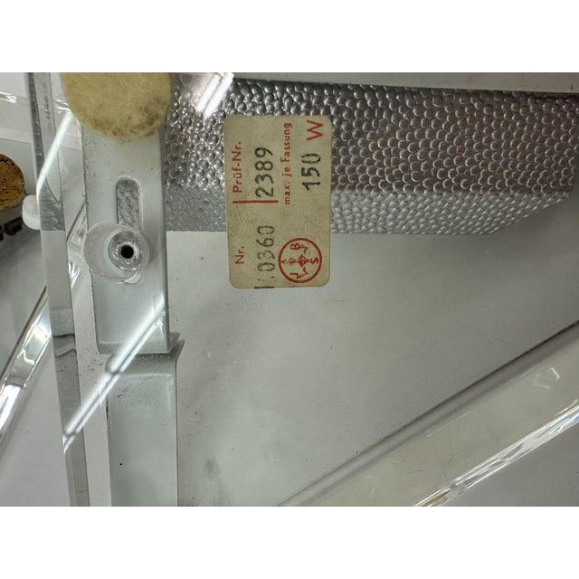 Vintage Acrylic Wall Lamps in Gold, 1970s, Set of 2 For Sale - Image 16 of 18