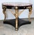 You are viewing a stunning lacquered centre table in the French Empire style Features a large marble top which is smooth...