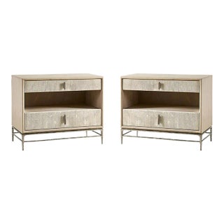 Pair of Danish Style Nightstands For Sale