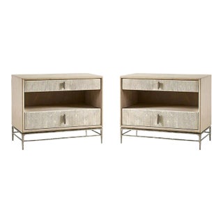 Pair of Danish Style Nightstands For Sale