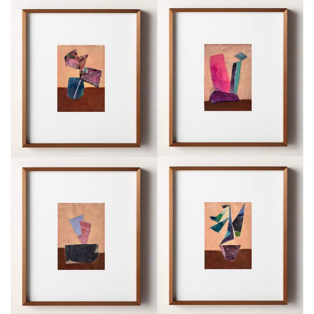 "Free Woman 2" Original Mixed-Media Collage on Paper by Zac Woodiel For Sale - Image 9 of 9
