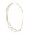 2020s 18K Yellow Gold Vermeil Cultured Pearl Strand Necklace with Rolo and Paperclip Chain For Sale - Image 5 of 5