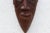 Metal Metal Inlay Decorative Kwele African Mask For Sale - Image 7 of 9