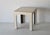 Paper Modern Off- White End Table For Sale - Image 7 of 15
