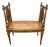 French Giltwood and Cane Seat, 1920s For Sale