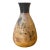 Vintage Mid-Century Modern Studio Pottery Vase, Signed, Marbled Clay For Sale