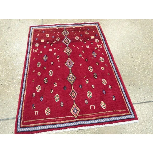 Vintage Persian Hamadan Rug – Size: 2' 6" X 3' 6" For Sale - Image 4 of 9