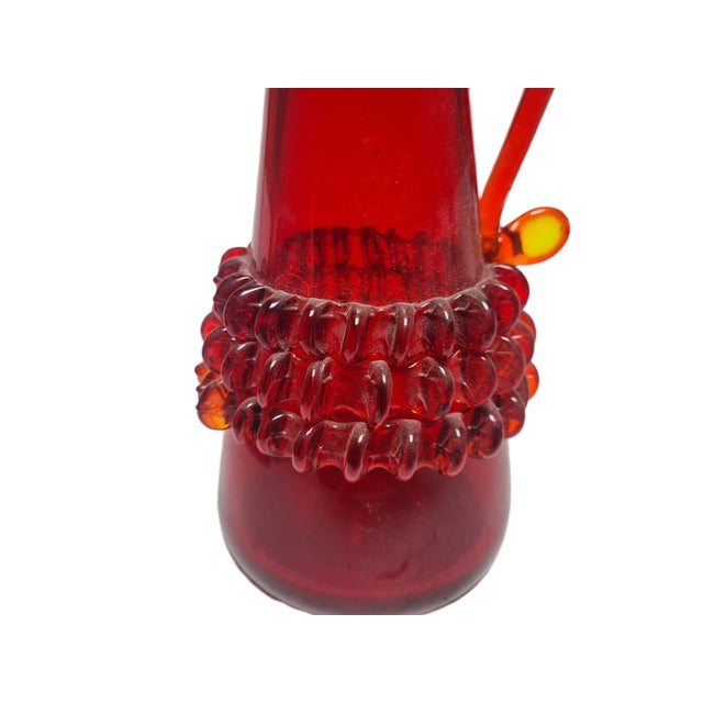 1970s Pitcher by J. Słuczan-Orkusz for Cracow Institute for Glassworks, Poland, 1970s For Sale - Image 5 of 16