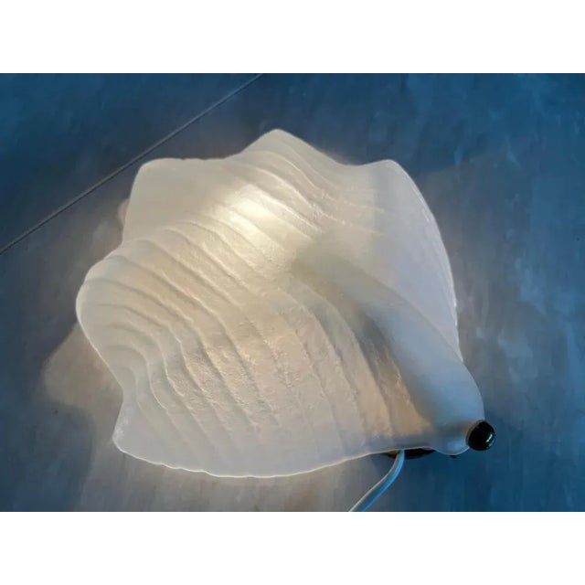 Mid-Century Glass Wall Lamps by Zelezny Brod, 1980s, Set of 2 For Sale - Image 3 of 9