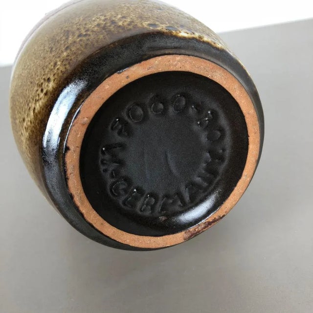 Ceramic Fat Lava Ceramic Vase by Heinz Siery for Carstens Tönnieshof, Germany, 1970s For Sale - Image 7 of 16