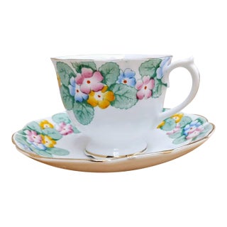 1930s Royal Albert With a Teacup and a Saucer Tea Set For Sale