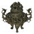 Vintage Bronze Color Metal Dragons Tri Legs Ding Incense Burner Art For Sale