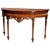 Maitland Smith Parcel Gilt Mahogany & Satinwood Marquetry Demilune Console Table For Sale - Image 11 of 11