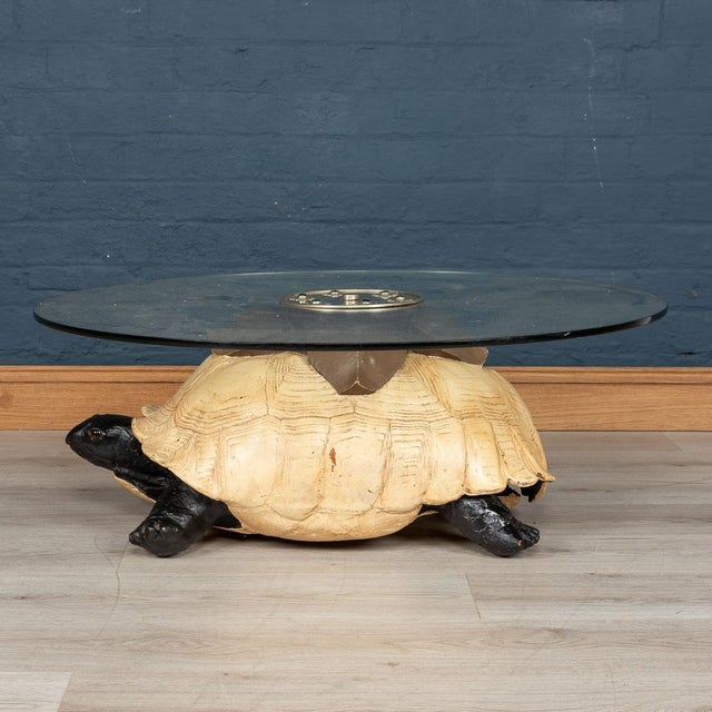 Vintage English Turtle Shaped Coffee Table from Anthony Redmile, 1970s For Sale - Image 14 of 16