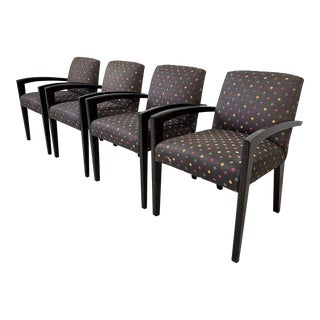Set of 4 Dining Arm Chairs by Donghia For Sale