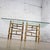 Brown Late 20th Century Campaign Style Double Pedestal Dining Table by McGuire Bamboo Bases & Glass Top For Sale - Image 8 of 18