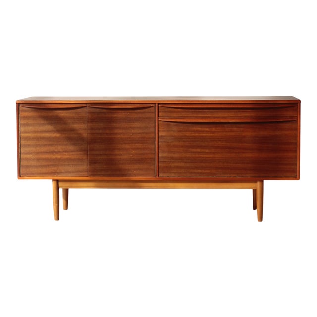 Vintage Zebrano and Walnut Sideboard from Morris of Glasgow, 1960s For Sale