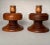 Vintage Mid Century Modern Solid Wood Turned Taper Candleholders, a Pair For Sale - Image 12 of 12