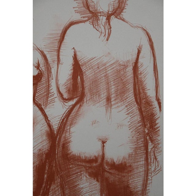 Antoniucci Volti, Deux femmes nues (Nude), Lithograph For Sale - Image 4 of 7
