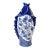 Vintage Chinese Hand Painted Porcelain Fish Vase For Sale