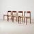 Model 75 Dining Chairs in Teak by Niels Otto (N. O.) Møller for J.L. Møllers, Denmark, 1960s, Set of 4 For Sale - Image 4 of 13