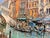 Antique White Original Ciro Canzanella Oil Painting "Ponte Di Rialto" 42x57 For Sale - Image 8 of 16