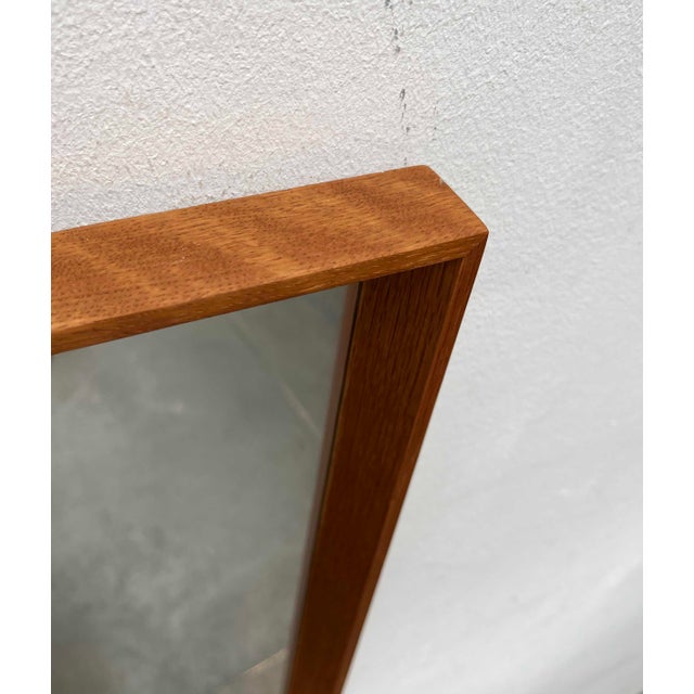 Mid-Century Modern Danish Teak Wall Mirror, 1960s For Sale - Image 16 of 18
